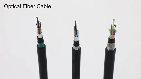 Outdoor Duct G652D G657A Single Mode 12 24 48 Core Stranded Loose Tube Armored Fiber Optic Cable GYTA GYTA53 