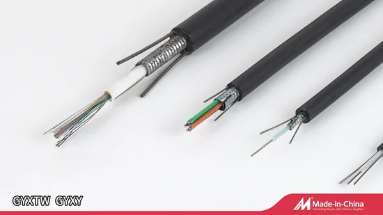 GYFTY 12/24/48/72/96/144 Core GYFTY G652. D Fiber Optic Cable Direct Burial/Aerial/Duct Fiber Cable 