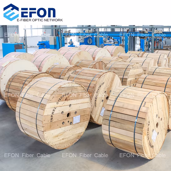 Factory Supply Direct Burial Steel Armoured Fiber Optic Cable GYXTW53