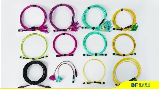 China 12/24/48/96/144 Core LC/Sc/St/FC MPO/MTP Connector FTTH Indoor Outdoor Armoured Drop LSZH PVC Fiber Optic Optical Patch Cord Pigtail Jumper Wire Cable 