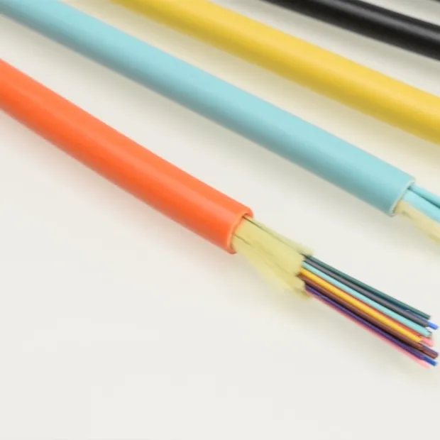 FTTH Fiber Drop Cable 1 2 Core Outdoor Indoor Fiber Optic Cable 