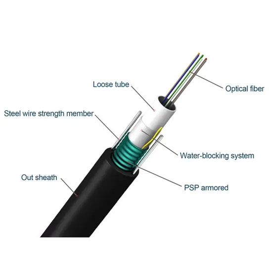 12 Core GYXTW Fiber Optic Cable Aerial Duct Direct Burial Cable 